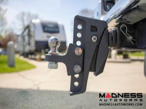 GMC Sierra 1500 - Rebellion XD Adjustable Cushion Hitch Ball Mount - 2" Shank w/ 6- 1/4" Drop